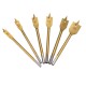 6pcs 10-25mm Flat Spade Wood Drill Hex Shank Woodworking Spade Drill Bit 6pcs 10-25mm Flat Spade Wood Drill Hex Shank Woodworking Spade Drill Bit