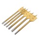 6pcs 10-25mm Flat Spade Wood Drill Hex Shank Woodworking Spade Drill Bit