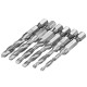 6pcs 1/4 Inch M3-M10 Composite Tap HSS Combination Drill Tap Bit Set Hex Shank Deburr Countersink Bits 6pcs 1/4 Inch M3-M10 Composite Tap HSS Combination Drill Tap Bit Set Hex Shank Deburr Countersink Bits