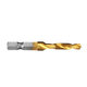 6pcs 1/4 Inch M3-M10 Composite Tap HSS Combination Drill Tap Bit Set Hex Shank Deburr Countersink Bits 6pcs 1/4 Inch M3-M10 Composite Tap HSS Combination Drill Tap Bit Set Hex Shank Deburr Countersink Bits