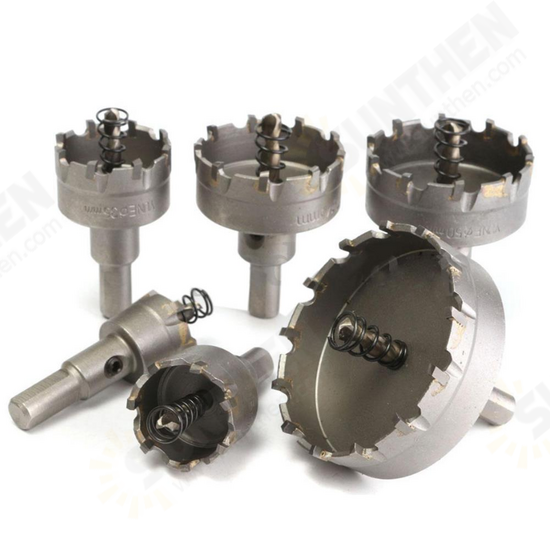 6pcs 16-65mm TCT Carbide Hole Saw Cutter Drill Bits for Stainless Steel Metal Alloy 6pcs 16-65mm TCT Carbide Hole Saw Cutter Drill Bits for Stainless Steel Metal Alloy