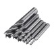 6pcs 1/8-1/2 Inch Imperial Milling Cutter High Speed Steel CNC Milling Bit Spiral End Mill