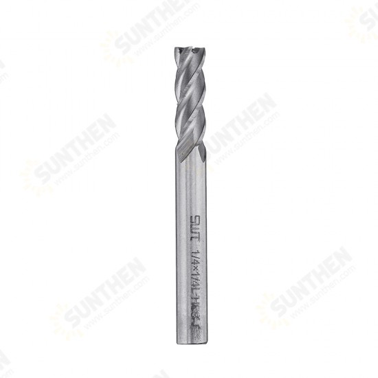 6pcs 1/8-1/2 Inch Imperial Milling Cutter High Speed Steel CNC Milling Bit Spiral End Mill