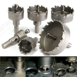 6pcs 22 to 65mm Carbide Drill Bits Hole Saw Cutter 6pcs 22 to 65mm Carbide Drill Bits Hole Saw Cutter