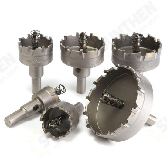 6pcs 22 to 65mm Carbide Drill Bits Hole Saw Cutter 6pcs 22 to 65mm Carbide Drill Bits Hole Saw Cutter