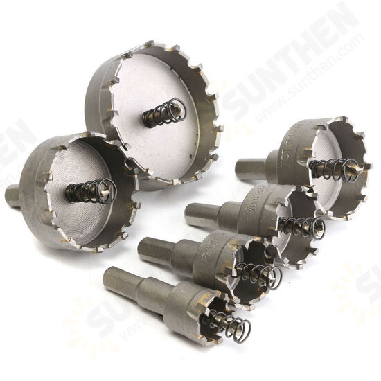 6pcs 22 to 65mm Carbide Drill Bits Hole Saw Cutter 6pcs 22 to 65mm Carbide Drill Bits Hole Saw Cutter