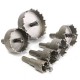 6pcs 22 to 65mm Carbide Drill Bits Hole Saw Cutter