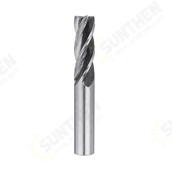 6pcs 3/16-1/2 Inch Imperial Milling Cutter 4 Flutes Spiral CNC End Mill Cutter