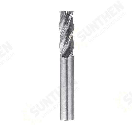 6pcs 3/16-1/2 Inch Imperial Milling Cutter 4 Flutes Spiral CNC End Mill Cutter