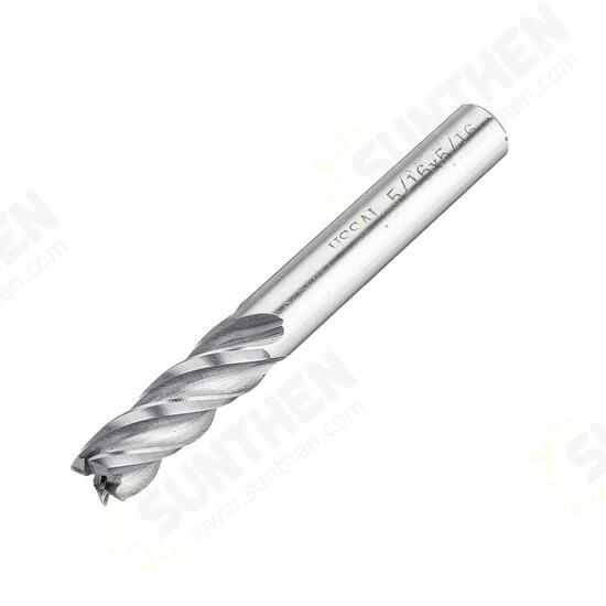 6pcs 3/16-1/2 Inch Imperial Milling Cutter 4 Flutes Spiral CNC End Mill Cutter 6pcs 3/16-1/2 Inch Imperial Milling Cutter 4 Flutes Spiral CNC End Mill Cutter