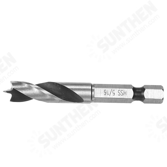 6pcs HSS 4241 Woodworking Drill Bits Set 1/4 Inch Quick Change Hex Shank Stubby Drill Bit 6pcs HSS 4241 Woodworking Drill Bits Set 1/4 Inch Quick Change Hex Shank Stubby Drill Bit