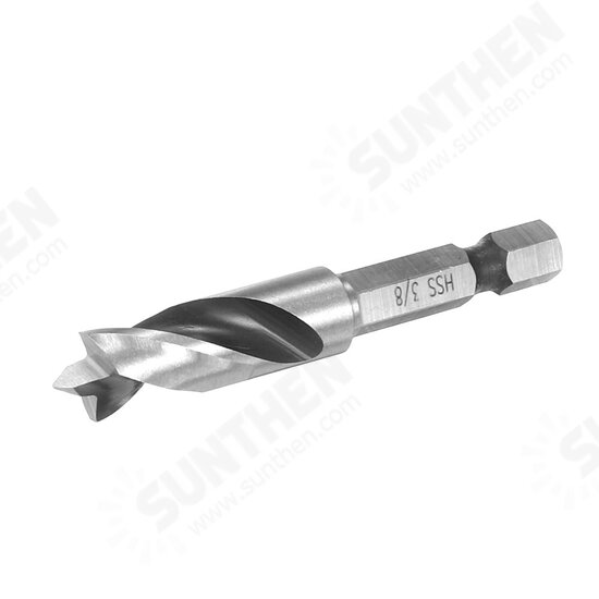 6pcs HSS 4241 Woodworking Drill Bits Set 1/4 Inch Quick Change Hex Shank Stubby Drill Bit 6pcs HSS 4241 Woodworking Drill Bits Set 1/4 Inch Quick Change Hex Shank Stubby Drill Bit