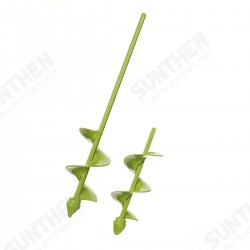 70mm Wide Green Garden Auger Drill Bit Electric Drill Bit Digs Hole 400/220mm Length