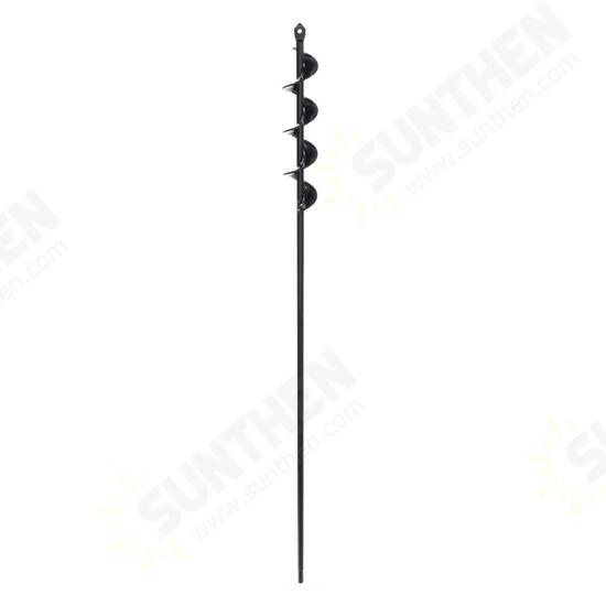 75cmx4cm Electric Auger Drill Bit Digs Hole Hex Shank Black For Garden Loose Soil 75cmx4cm Electric Auger Drill Bit Digs Hole Hex Shank Black For Garden Loose Soil