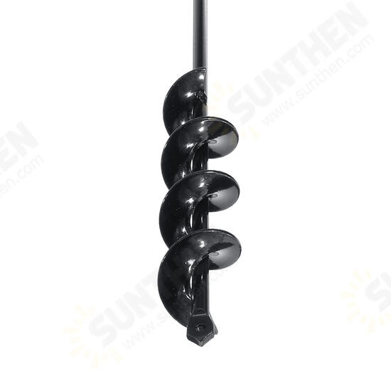 75cmx4cm Electric Auger Drill Bit Digs Hole Hex Shank Black For Garden Loose Soil 75cmx4cm Electric Auger Drill Bit Digs Hole Hex Shank Black For Garden Loose Soil