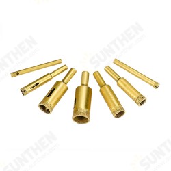 7pcs 5-16mm HSS Titanium Coated Hole Saw Cutter Hole Opener for Glass Marble Vitrified Tiles 7pcs 5-16mm HSS Titanium Coated Hole Saw Cutter Hole Opener for Glass Marble Vitrified Tiles