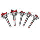 7pcs Blue or Red Woodworking Hinge Hole Opener Set Positioning Hole Saw Cutter Drill Bits 7pcs Blue or Red Woodworking Hinge Hole Opener Set Positioning Hole Saw Cutter Drill Bits