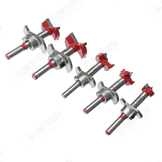 7pcs Blue or Red Woodworking Hinge Hole Opener Set Positioning Hole Saw Cutter Drill Bits 7pcs Blue or Red Woodworking Hinge Hole Opener Set Positioning Hole Saw Cutter Drill Bits