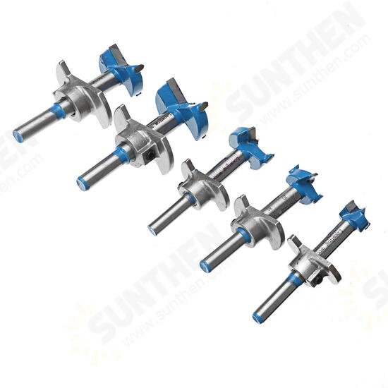 7pcs Blue or Red Woodworking Hinge Hole Opener Set Positioning Hole Saw Cutter Drill Bits 7pcs Blue or Red Woodworking Hinge Hole Opener Set Positioning Hole Saw Cutter Drill Bits
