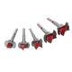 7pcs Blue or Red Woodworking Hinge Hole Opener Set Positioning Hole Saw Cutter Drill Bits 7pcs Blue or Red Woodworking Hinge Hole Opener Set Positioning Hole Saw Cutter Drill Bits