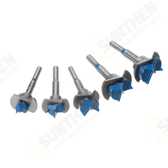 7pcs Blue or Red Woodworking Hinge Hole Opener Set Positioning Hole Saw Cutter Drill Bits