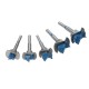 7pcs Blue or Red Woodworking Hinge Hole Opener Set Positioning Hole Saw Cutter Drill Bits