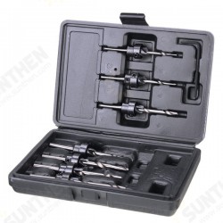 7pcs HSS 3.18mm-5.56mm Countersink Drill Bit Woodworking Tool
