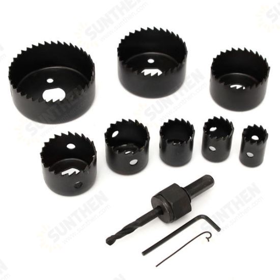 8 In 1 19-64mm Hole Saw Cutter Woodwork Drill Bit 8 In 1 19-64mm Hole Saw Cutter Woodwork Drill Bit