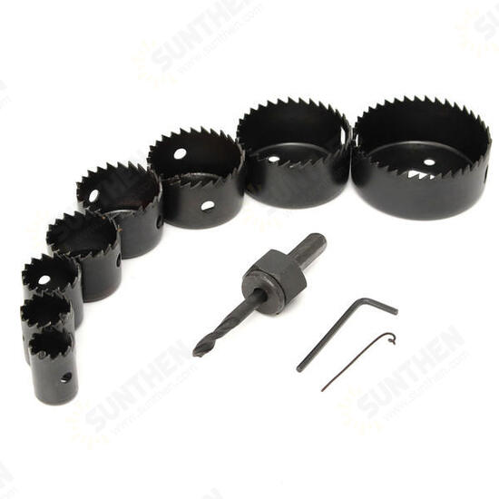 8 In 1 19-64mm Hole Saw Cutter Woodwork Drill Bit 8 In 1 19-64mm Hole Saw Cutter Woodwork Drill Bit
