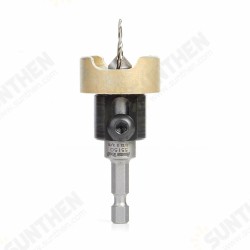 82 Degree Carbide Tipped Woodworking Countersink Drill Bits with Adjustable Depth Stop No Thrust Ball Bearing 82 Degree Carbide Tipped Woodworking Countersink Drill Bits with Adjustable Depth Stop No Thrust Ball Bearing