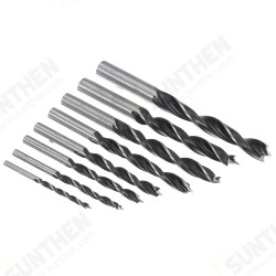 8pcs 3-10mm Carbon Steel Working Auger Drill Woodworking Tool Twist Drill Bit Set 8pcs 3-10mm Carbon Steel Working Auger Drill Woodworking Tool Twist Drill Bit Set