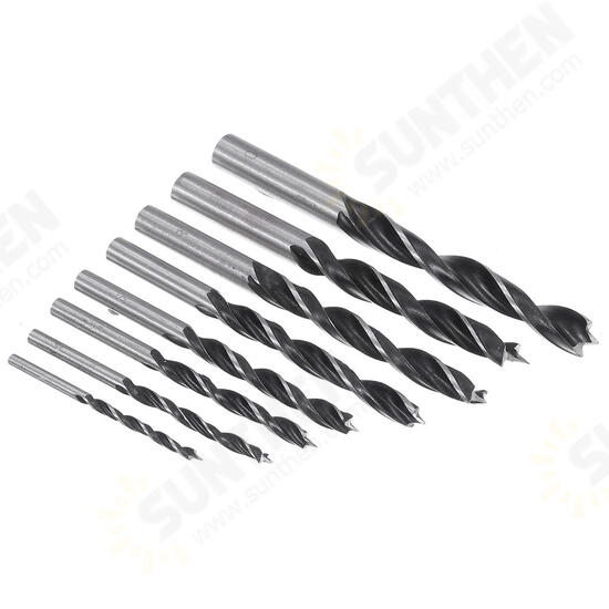 8pcs 3-10mm Carbon Steel Working Auger Drill Woodworking Tool Twist Drill Bit Set 8pcs 3-10mm Carbon Steel Working Auger Drill Woodworking Tool Twist Drill Bit Set
