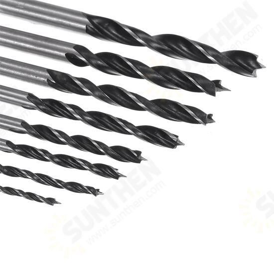 8pcs 3-10mm Carbon Steel Working Auger Drill Woodworking Tool Twist Drill Bit Set 8pcs 3-10mm Carbon Steel Working Auger Drill Woodworking Tool Twist Drill Bit Set