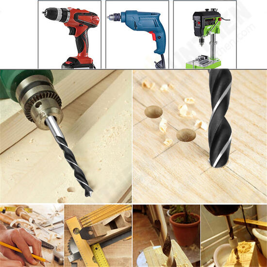8pcs 3-10mm Carbon Steel Working Auger Drill Woodworking Tool Twist Drill Bit Set 8pcs 3-10mm Carbon Steel Working Auger Drill Woodworking Tool Twist Drill Bit Set