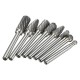 8pcs Carbide Rotary Burr Set 1/4 Inch Shank File Power Tool 8pcs Carbide Rotary Burr Set 1/4 Inch Shank File Power Tool