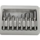8pcs Carbide Rotary Burr Set 1/4 Inch Shank File Power Tool 8pcs Carbide Rotary Burr Set 1/4 Inch Shank File Power Tool