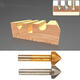 90 Degree Titanium-plated Metal Chamfer Drill Bit Straight Shank Chamfering Knife 90 Degree Titanium-plated Metal Chamfer Drill Bit Straight Shank Chamfering Knife
