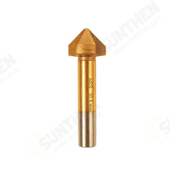 90 Degree Titanium-plated Metal Chamfer Drill Bit Straight Shank Chamfering Knife 90 Degree Titanium-plated Metal Chamfer Drill Bit Straight Shank Chamfering Knife