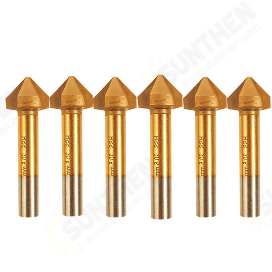90 Degree Titanium-plated Metal Chamfer Drill Bit Straight Shank Chamfering Knife 90 Degree Titanium-plated Metal Chamfer Drill Bit Straight Shank Chamfering Knife