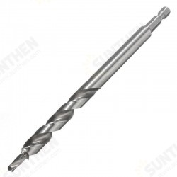 9.5mm Twist Step Drill Bit With Depth Stop Collar for Pocket Hole Jig Kit