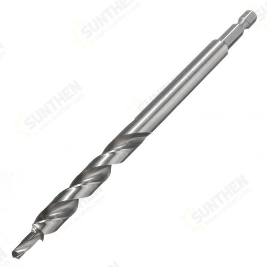 9.5mm Twist Step Drill Bit With Depth Stop Collar for Pocket Hole Jig Kit