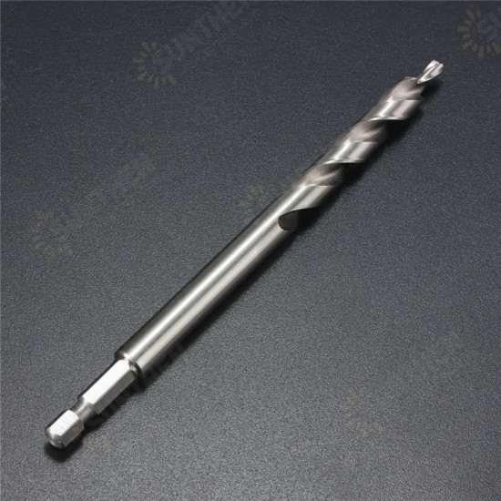 9.5mm Twist Step Drill Bit With Depth Stop Collar for Pocket Hole Jig Kit