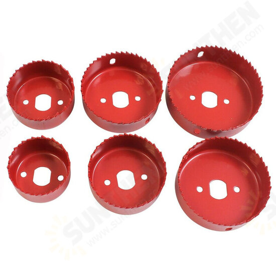 9pcs 51-89mm Hole Saw Cutter Set with Drill Head Anti-slip Fixing Plate Hexagon Shank Arbor 9pcs 51-89mm Hole Saw Cutter Set with Drill Head Anti-slip Fixing Plate Hexagon Shank Arbor