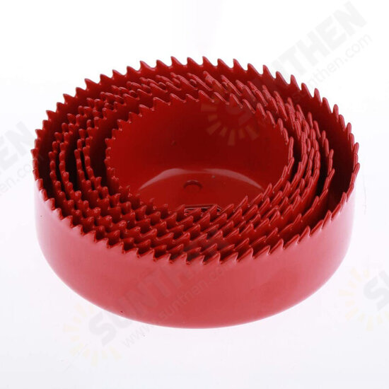9pcs 51-89mm Hole Saw Cutter Set with Drill Head Anti-slip Fixing Plate Hexagon Shank Arbor 9pcs 51-89mm Hole Saw Cutter Set with Drill Head Anti-slip Fixing Plate Hexagon Shank Arbor
