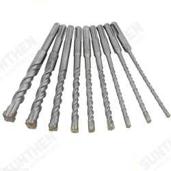9pcs 5mm-16mm Round Shank Electric Hammer Drill Bit Carbide Impact Masonry Drill Bit for Wall Concrete Drilling 9pcs 5mm-16mm Round Shank Electric Hammer Drill Bit Carbide Impact Masonry Drill Bit for Wall Concrete Drilling