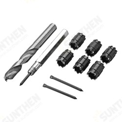 9pcs Spot Weld Cutter Punch Remover Panel Separator for Power Drill Welding Auto Body Work Tool Set 9pcs Spot Weld Cutter Punch Remover Panel Separator for Power Drill Welding Auto Body Work Tool Set