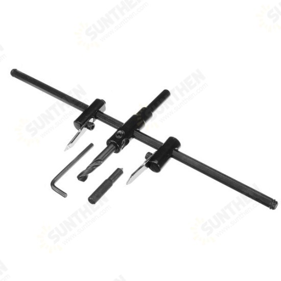 Adjustable 40-300mm Circle Hole Saw Cutter Wood Drywall Drill Bit Saw Round Cutting Tool Adjustable 40-300mm Circle Hole Saw Cutter Wood Drywall Drill Bit Saw Round Cutting Tool