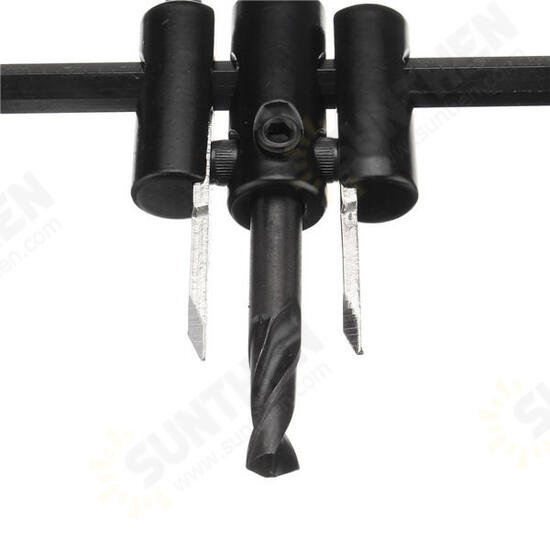 Adjustable 40-300mm Circle Hole Saw Cutter Wood Drywall Drill Bit Saw Round Cutting Tool Adjustable 40-300mm Circle Hole Saw Cutter Wood Drywall Drill Bit Saw Round Cutting Tool