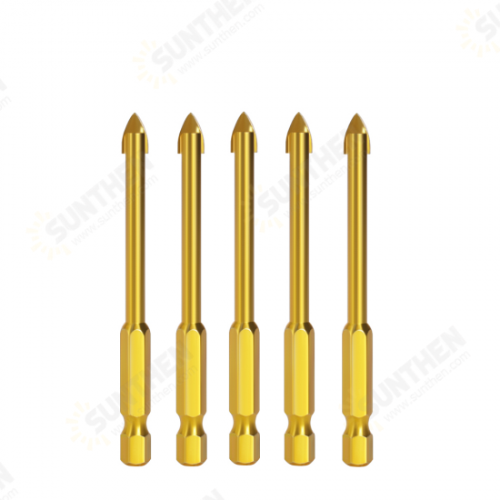 Alloy Triangle Drill Set Ceramic Tile Glass Hole Opener Reaming Hexagonal Shank Slot Drill Bit Alloy Triangle Drill Set Ceramic Tile Glass Hole Opener Reaming Hexagonal Shank Slot Drill Bit