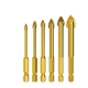 Alloy Triangle Drill Set Ceramic Tile Glass Hole Opener Reaming Hexagonal Shank Slot Drill Bit Alloy Triangle Drill Set Ceramic Tile Glass Hole Opener Reaming Hexagonal Shank Slot Drill Bit